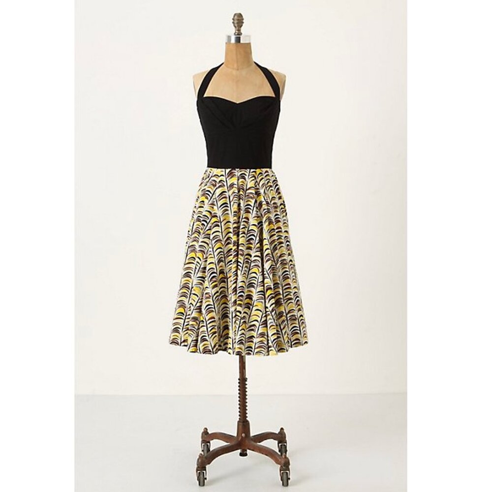 Anthropologie | Memory of Feathers Dress - Sz 6